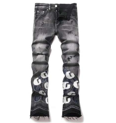 Jeans uomo nero cotone - , denim