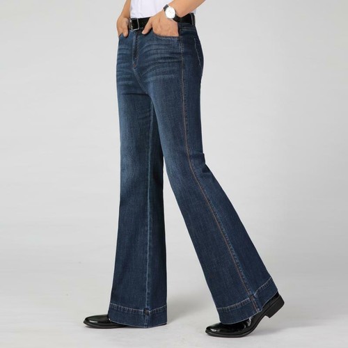 Jeans uomo fondo campana - jeans,