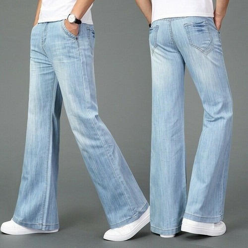 Jeans uomo larghi taglio
