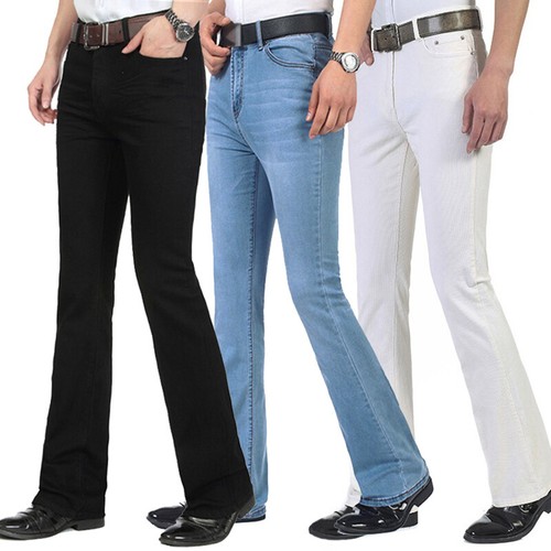 Pantaloni uomo denim svasati