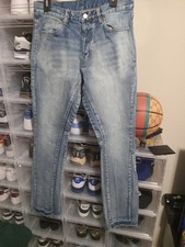 jeans denim svasato uomo