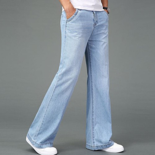Jeans uomo larghi dritti gamba