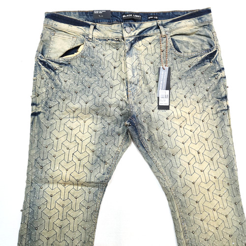 Jeans uomo nero leggero - , grande
