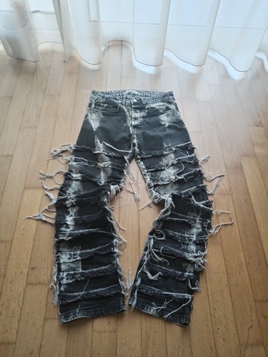 Jeans strappati flared - strappati, uomo