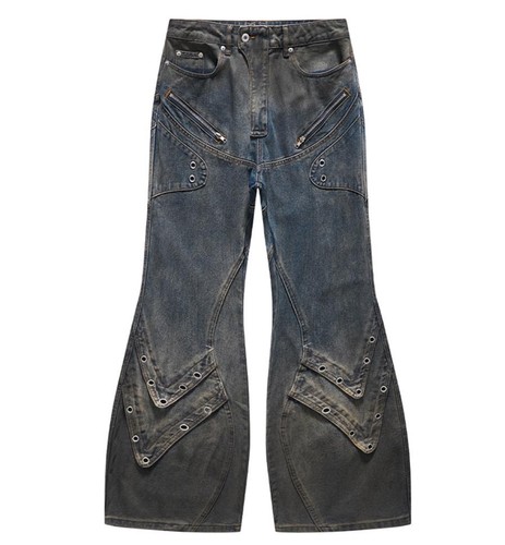 Pantalone uomo blu - nero, denim