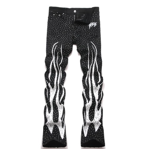 Jeans uomo nero denim - jeans,