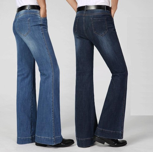 Jeans uomo fondo campana - fondo, a