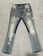 Light Blue Flare Denim Jeans