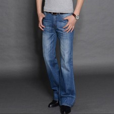 Jeans uomo fondo a campana