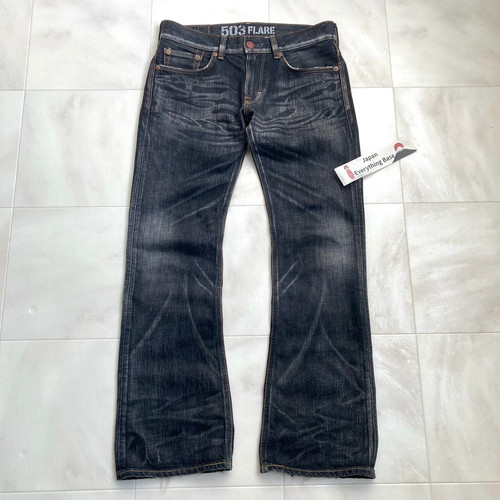 Jeans denim nero vintage anni