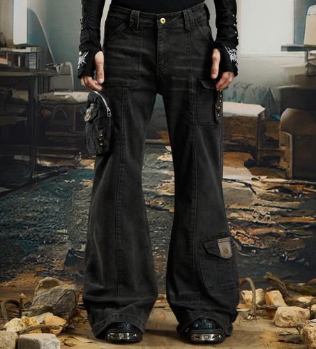 Pantalone jeans uomo nero