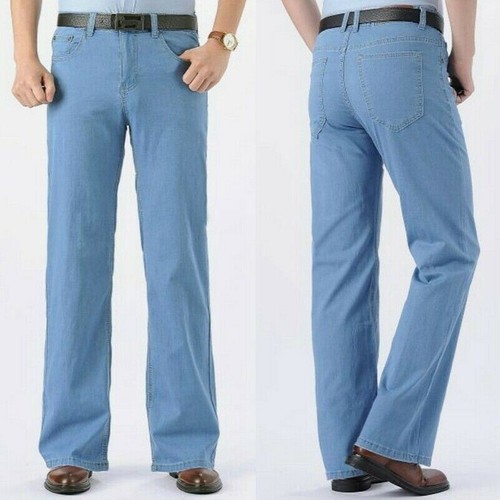 Jeans uomo fondo campana - jeans,