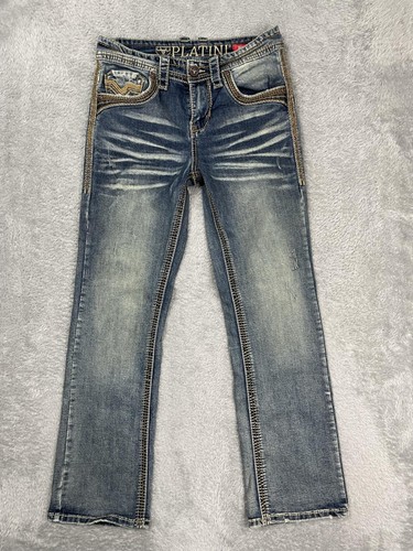Platini boot cut jeans uomo - boot,